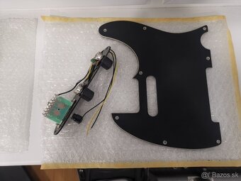 cierny telecaster bridge+prepinac+pickguard - 2