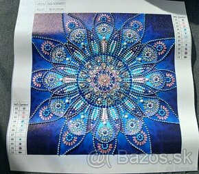 Mandala 7D diamantové maľovanie, obraz - 2