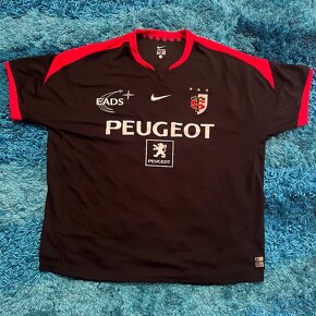 Dres STADE TOULOUSE FRANCE RUGBY JERSEY HOME 2009/2010 - 2