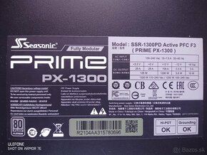 Seasonic Prime 1300W Platinum - Zaruka do 2033 - 2