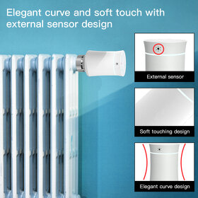 Inteligentny ZigBee termostaticky ventil radiatora - 2