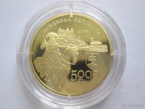 5000 SK 2005 Leopold I. Au 900 váha 9,5 g M. Kremnica - 2