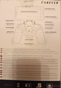 Gamepad s držiakom na telefón - 2