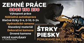 Štrky Piesky Zemné Výkopové Búracie Práce Veľké Kapušany - 2