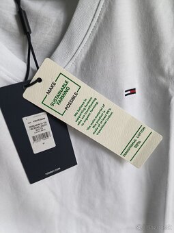 Tommy Hilfiger pánske bavlnené tričko M - 2