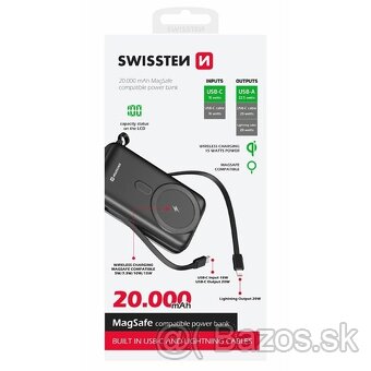 Swissten POWER BANK 20000 mAh PD 20W - 2