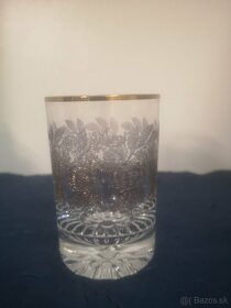 Retro poháre - leptané sklo - 2