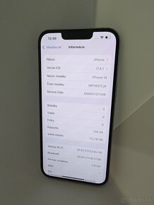 iPhone 14 fialová 128GB NOVÉ ZÁRUKA - 2