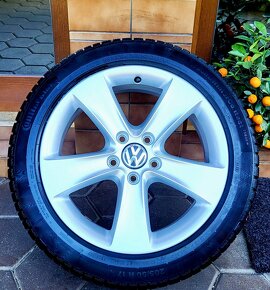 alu R17 5x112, zimné pneu 205/50, orig. VW Passat, CC, EOS - 2