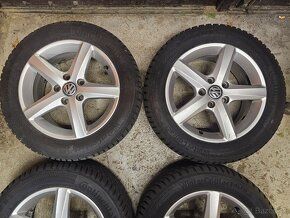 5x112 originál vw elektróny a zimné pneu 205/55 R16 H - 2