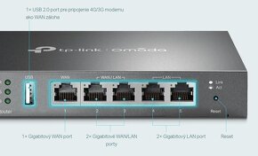 TP-Link ER605 Omada VPN Router NOVÝ - 2