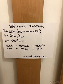 Vešiaková zostava na predaj - 2