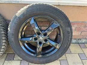 Hliníkové disky R16 + zimné pneu 215/60 R16,5x110 - 2