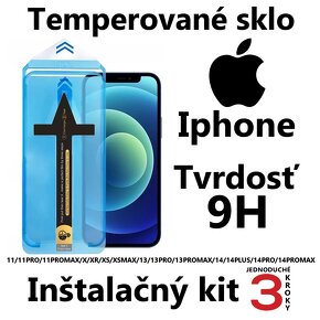 Inštalačný kit temperovaného skla na APPLE tvrdosti 9H - 2