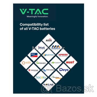 V-tac LiFePO4 48V 10kWh, 200Ah, VT-10240 - 2