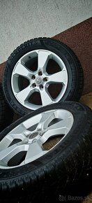 ALU Opel 5x115 a zimné Semperit Speed Grip 5 235/55 R18 - 2