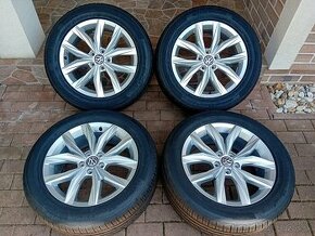 VW./ Tiguan/R18. ORIGINAL ALU DISKY/ NOVE LETNE PNEU - 2