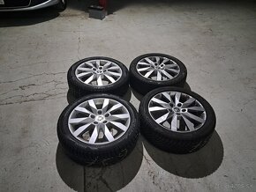 Predam Original elektrony Skoda 5x112 R17 a zimne pneu - 2