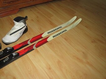 Predam bezkovy set,ROSSIGNOL,166 cm,NNN,c.38,supiny - 2