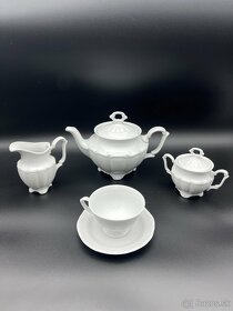 čajový servis, starorolský porcelán, karlvoarský porcleán, - 2