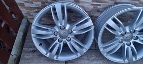 Predám orginal Audi elektrony 5x112 r17 et33 J6,5 diera 57.1 - 2