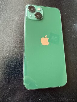 iPhone 13 green 128gb,  Nosený len v kryte so sklom  - 2