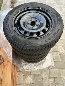 Zimné pneu Continental 205/60 r16 s diskami 5x112 - 2