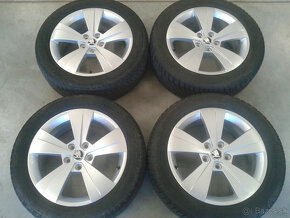 Sada ALU 5x112 R17 6,5J ET41 ORIG SKODA SUPERB - 2