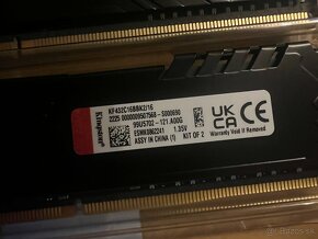 RAM Kingston fury beast 16GB 3200mhz cl16 ddr4 (2x8gb) - 2