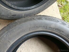 Predám zimné pneu 215/65R16 - 2