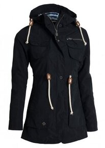 Úplne NOVÝ kabátik/bunda Woox Drizzle Parka Ladies´ black 34 - 2