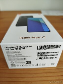 Xiaomi Redmi Note 13 Black 6+2 / 128GB RAM - 2