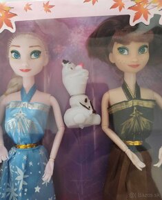 Bábiky Frozen Anna a Elsa s Olafom - 2