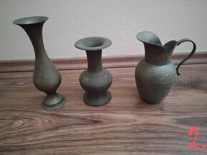 Mosadzné vázy - 2