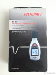 Predám nový hlukomer Voltcraft SL-50 - 2