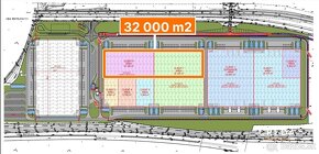 CREDA | prenájom 32 000 m2 skladové priestory, Trenčín - SIH - 2