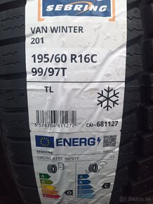 195/60 R16 C 99/ 97 T Sebrig - 2