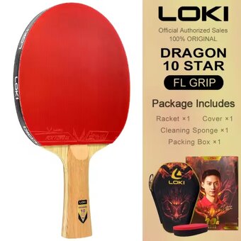 Profi Stolnotenisová Raketa LOKI DRAGON 10 STAR TOP Model - 2