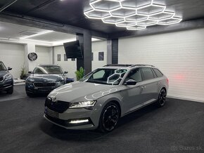 Škoda Superb Sportline 2022 2.0tdi 147kw NardoGrey 1.majiteľ - 2