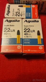 Strelivo naboje 22LR, .22LR, 22 LR Aguila super extra - 2