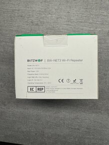 Predám Blitzwolf BW-NET3 (Wifi Repeater) - 2