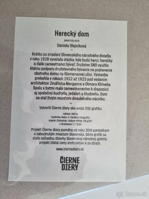 2x Čierne diery: Herecký dom; Divadelné dielne (Olejníková) - 2