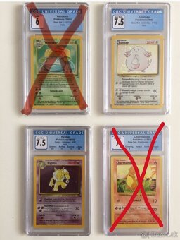 Pokemon karty Venusaur, Chansey, Hypno, Charmander - 2