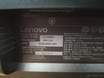 Monitor Lenovo T2324pa - 2