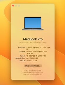 Macbook PRO 13, 16GB RAM - 2