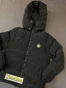 Black Trapstar Irongate Detachable Hooded Puffer Jacket - 2