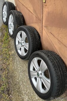 ALU DISKY SKODA DOLOMITE 5x112 R17 + LETNE PNEU MATADOR - 2