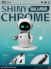 Eilik Robot - chromový / chrome - 2