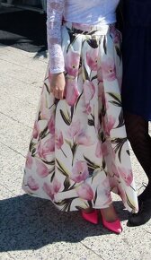 Spoločenská kvetovaná sukňa - 2