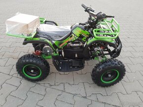 Dětská elektro čtyřkolka ATV MiniHummer 1000W zel - 2